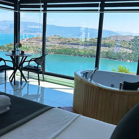 Turquoise With Jacuzzi And Private Pool Villa Milas